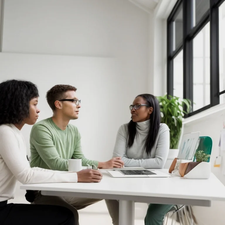 学習に取り組む人物